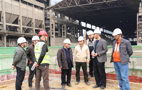 唐峰、何勇到魚(yú)峰水泥技改項(xiàng)目調(diào)研指導(dǎo)