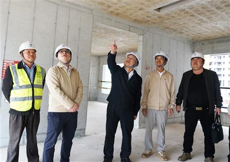 覃振華到冶建桂鴻分公司項目開展第四季度安全生產(chǎn)質(zhì)量綜合大檢查