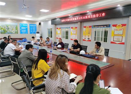 唐峰帶隊到祥云江山悅項目開展2022年春節(jié)后復工復產暨第一季度安全生產質量綜合大檢查