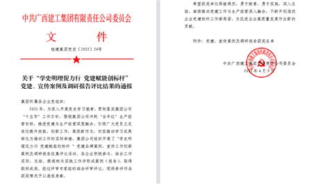 【喜訊】冶建公司3項宣傳、黨建成果榮獲集團公司表彰